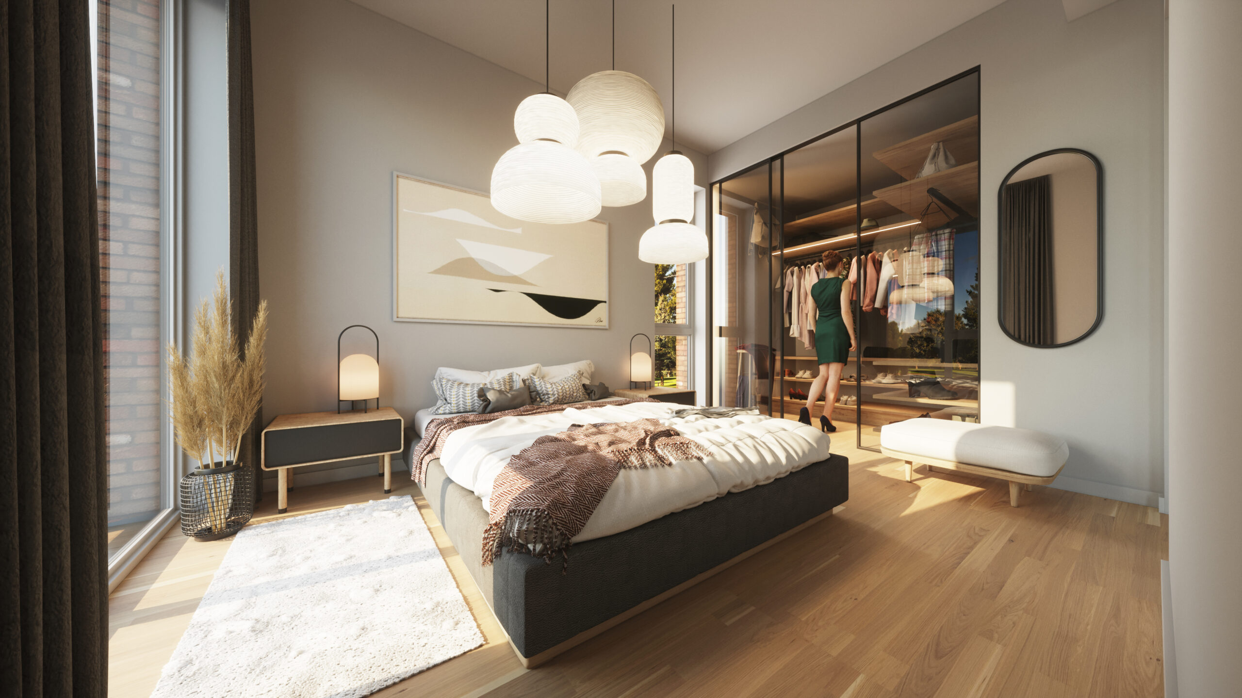 Sõpruse pst 30, 3D sisevisualiseering, 3D sisepilt, 3D renderdus, bulvari maja