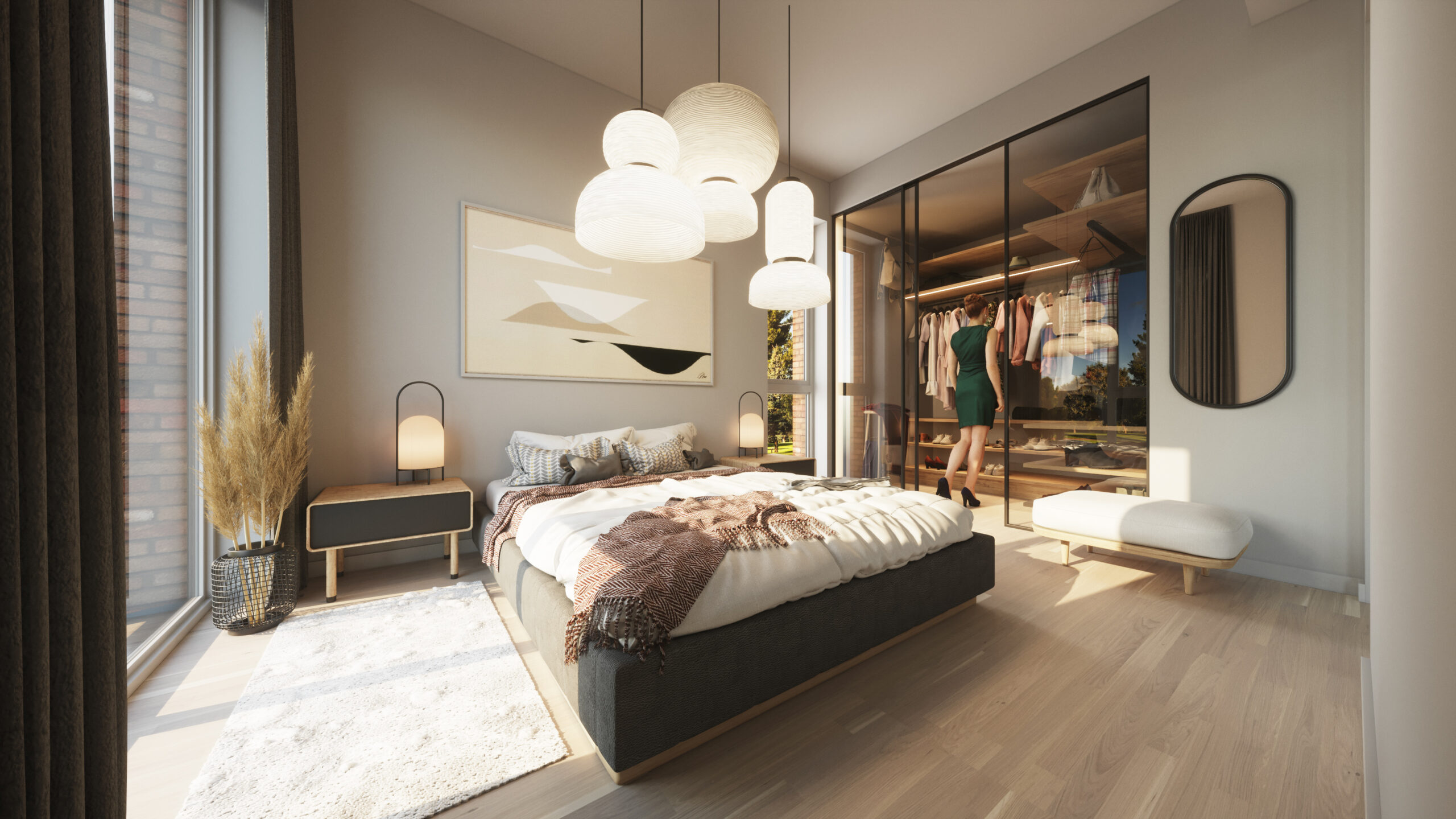 Sõpruse pst 30, 3D sisevisualiseering, 3D sisepilt, 3D renderdus, bulvari maja