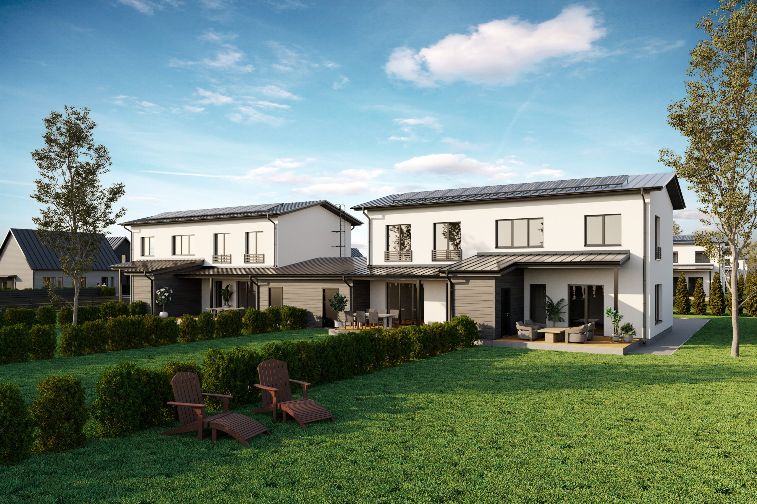 3D välisvisualiseeringud, 3D välipildid, arhitektuuripildid, 3D visualiseerimine, modelleerimine, uusarvendus, Ilvese tee 31