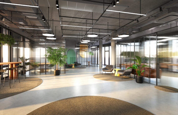 3D visualiseeringud, sisepilt, sisekujundus, 3D kontor, Madara, 1Partner