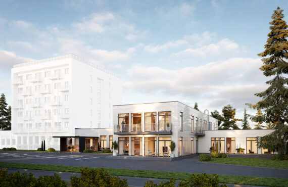 Tõravere, Domus, skylight, 3D visualiseerimine, 3D välipilt, 3D modelleerimine, 3D pildid, 3D visuaal