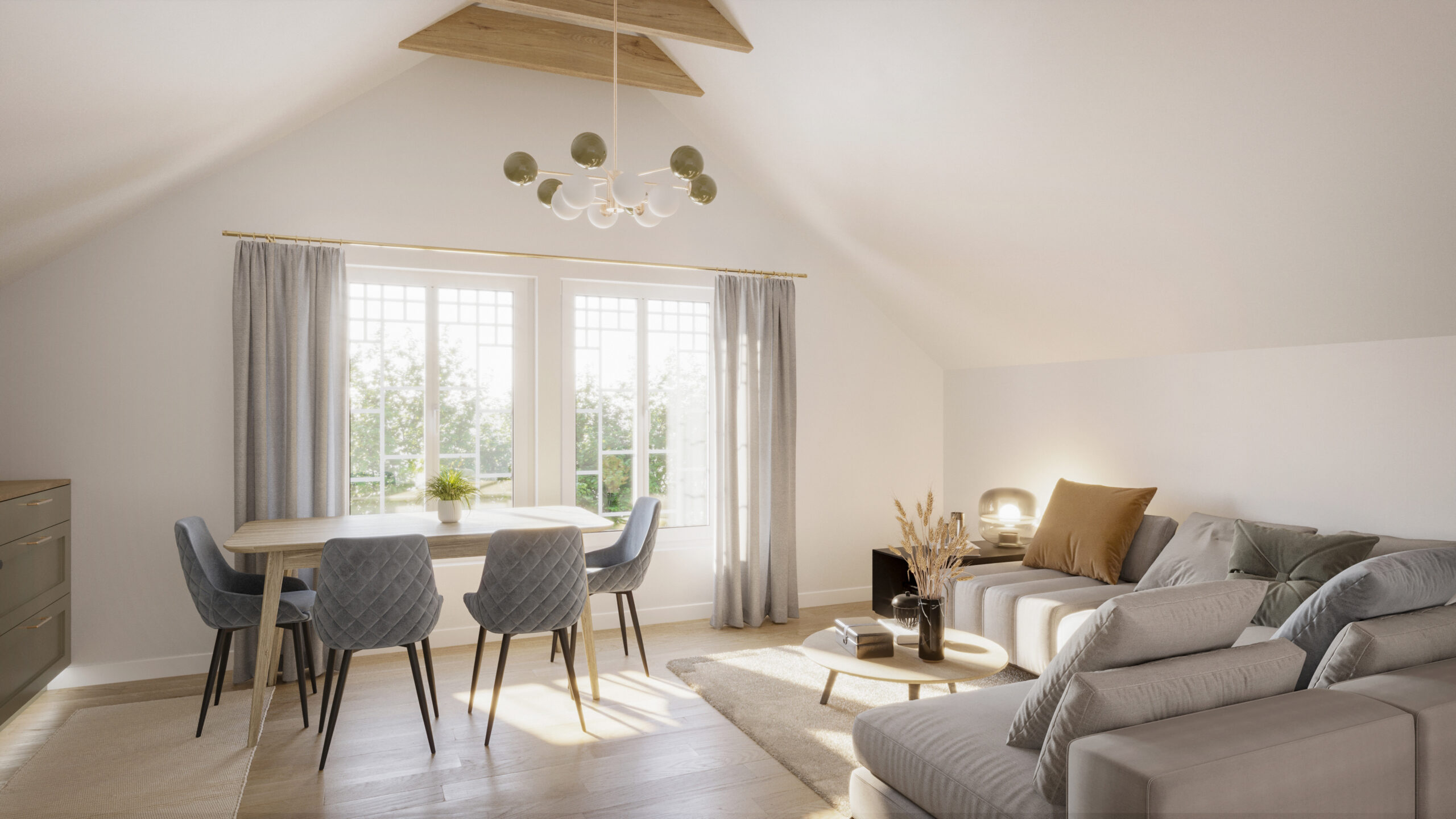 3D sisevisuaal, 3D visualiseerimine, Tina 2, 3D modelleerimine, sisepildid, välipildid