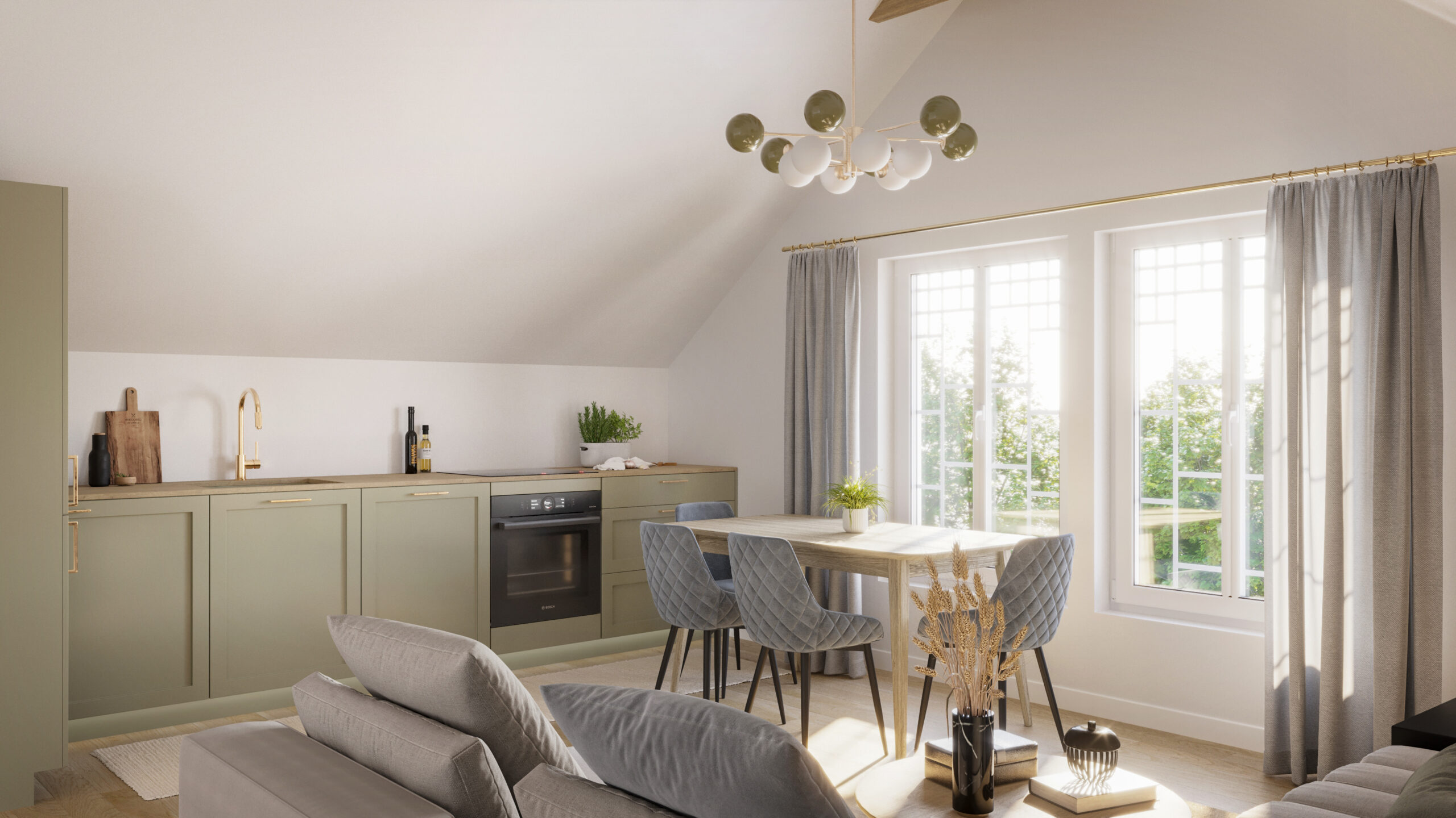 3D sisevisuaal, 3D visualiseerimine, Tina 2, 3D modelleerimine, sisepildid, välipildid