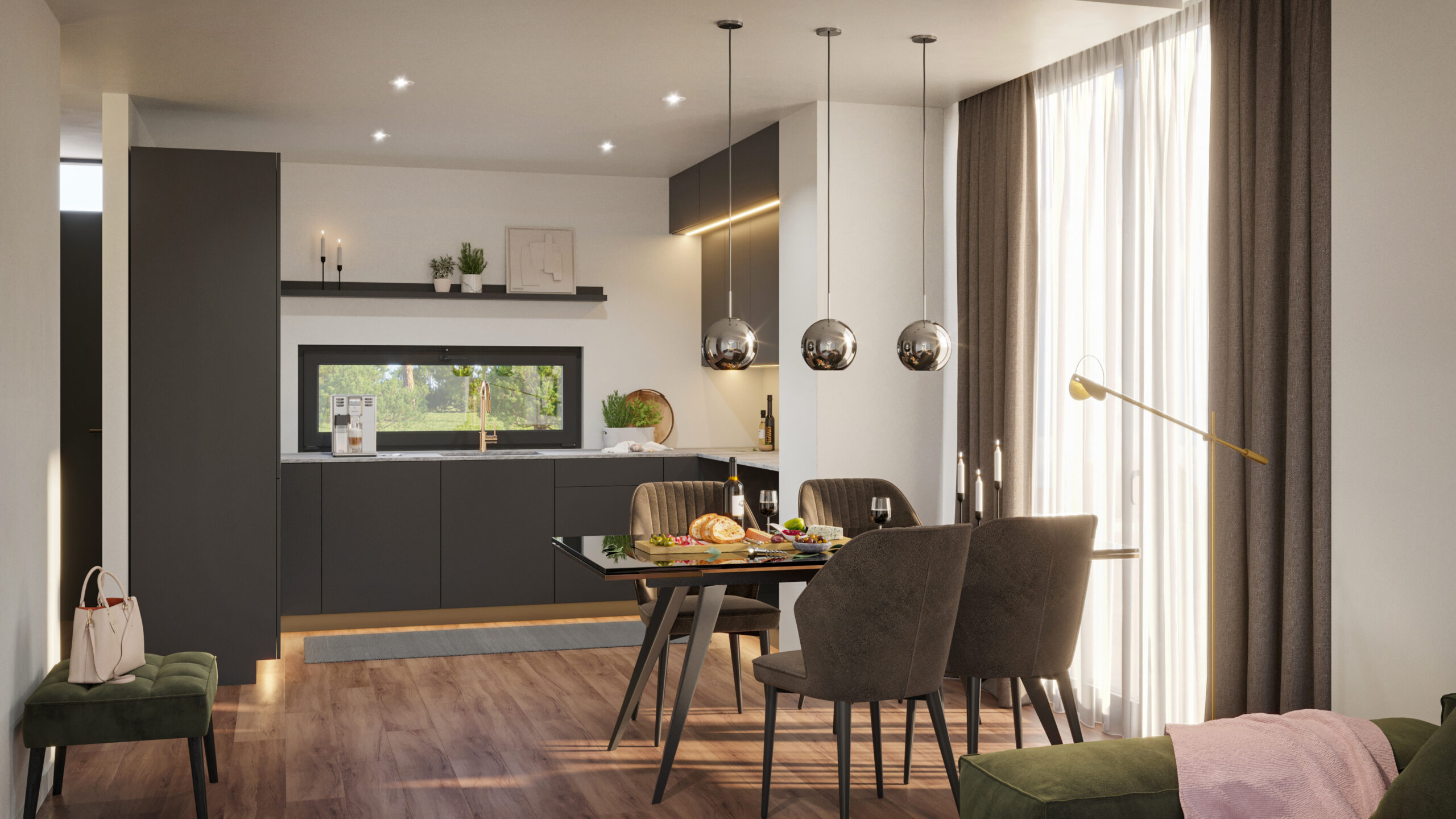 Viigimetsa 3D interior, 3D sisepildid, visualiseerimine, visualizations, 3D modelleerimine, sisekujundus