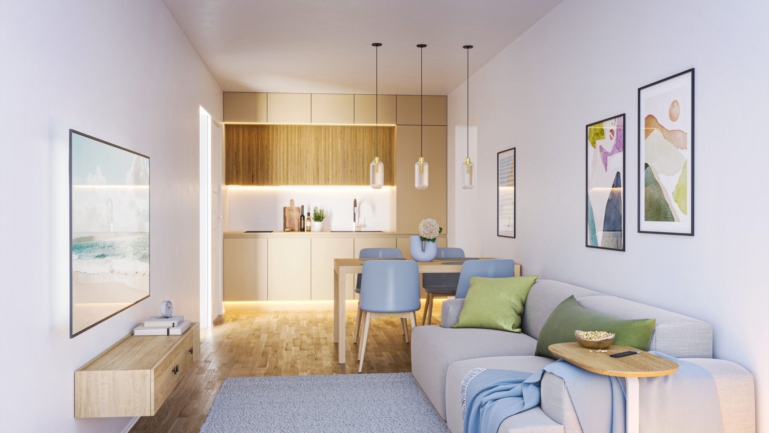 3d pildid, 3d sisepildid, sisekujundus, Laine 6a