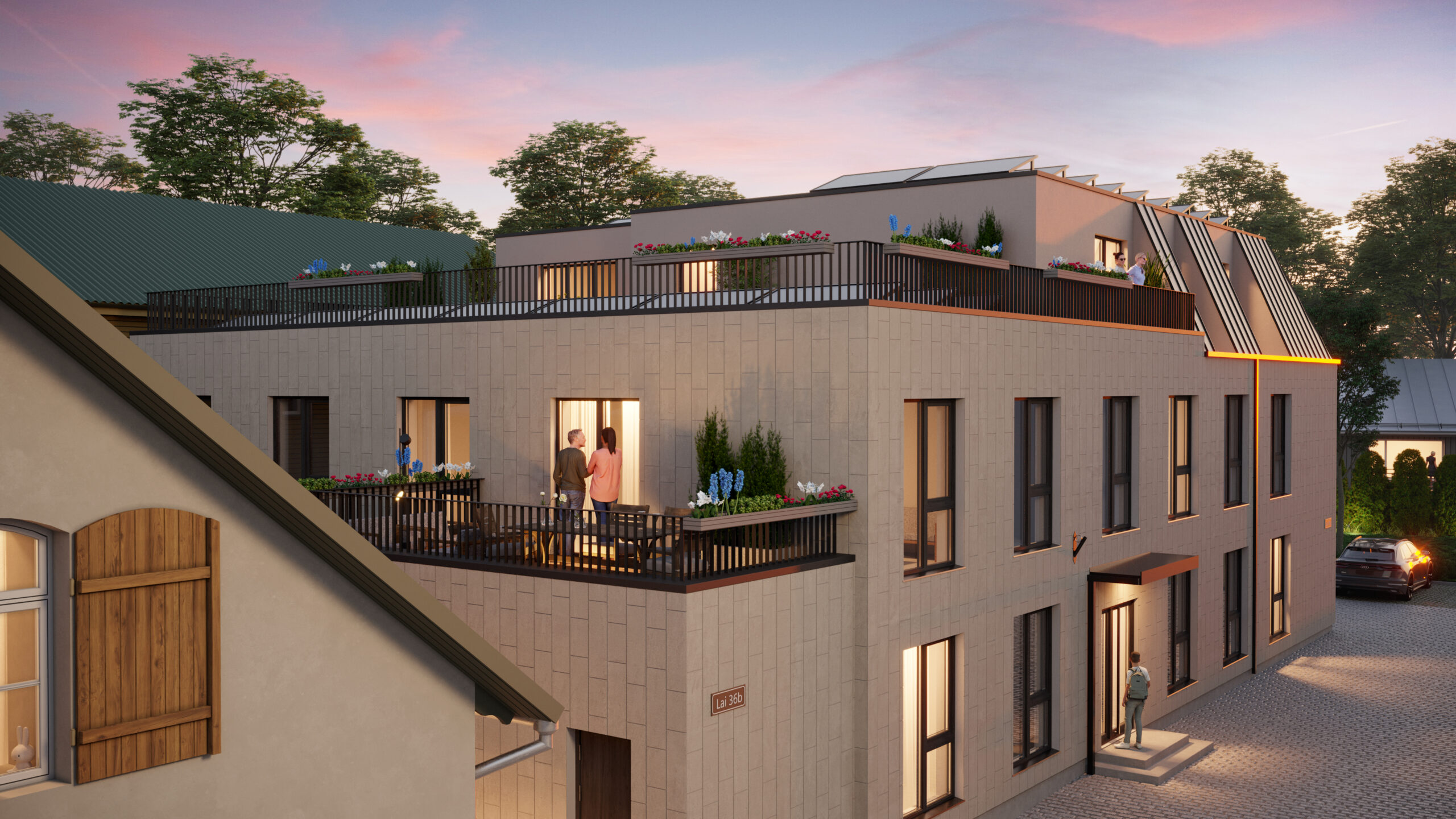 3D välisvisualiseeringud, Lai 36A, Lai 36B, 3D visualiseerimine, 3d modelleerimine, uusarendused, 3D tööd