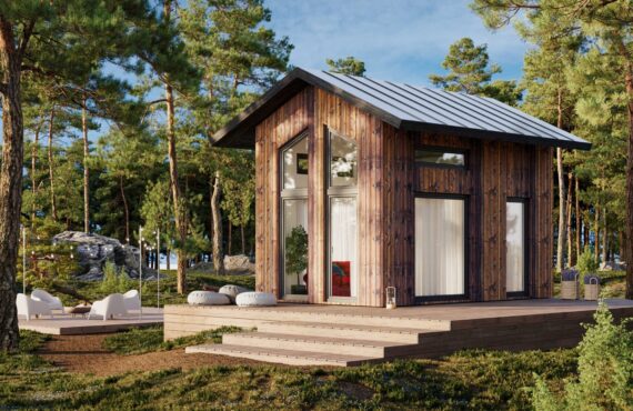 Kodumo, 3D moodulmaja, 3D väikemaja, 3D visualiseerimine, 3D renderdamine, 3D aiamaja