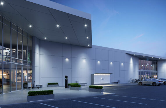 Cleveroni pakiautomaat 3D Pakiautomaat 3D tootepilt välikeskkonnas